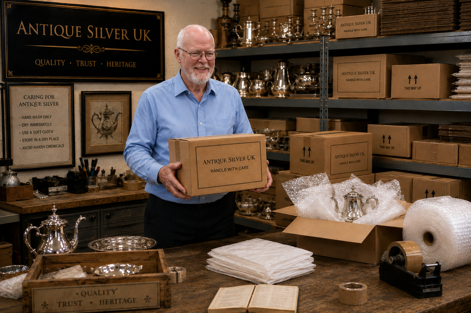 Antique Silver For Sale