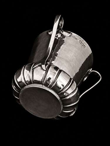 Antique Sterling Silver Arts and Crafts Tyg – London 1902, Moss Morris