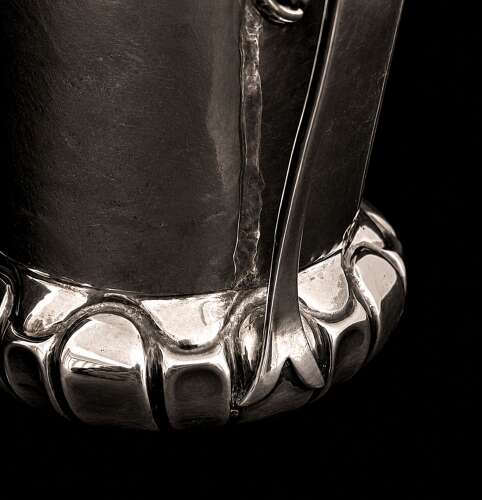 Antique Sterling Silver Arts and Crafts Tyg – London 1902, Moss Morris