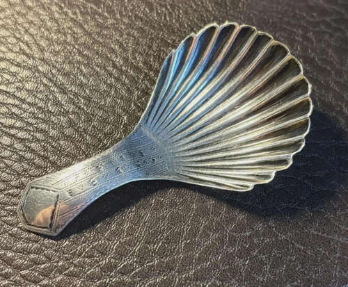 Georgian Silver Tea Caddy Spoon 1795 Joseph Taylor