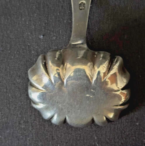 Georgian Silver Tea Caddy Spoon London 1803