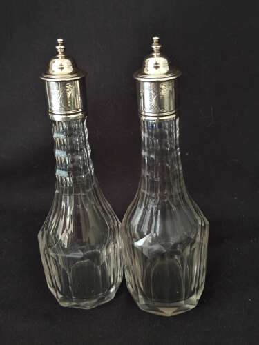 George II Antique Silver Warwick Cruet 1744