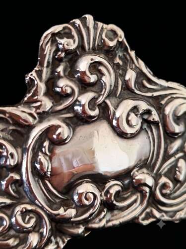 Vintage Dressing Table Solid Silver Mirror