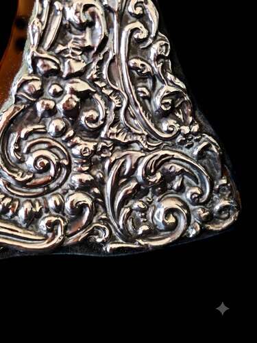 Vintage Dressing Table Solid Silver Mirror