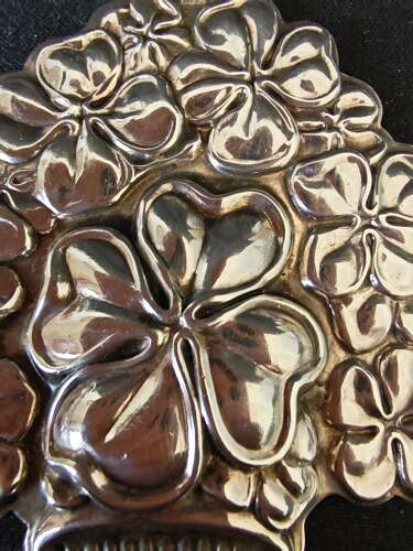 Sterling Silver Four Leaf Clover Good Luck Whistle and Pendant